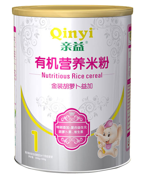 親益紙聽胡蘿卜益加有機(jī)營(yíng)養(yǎng)米粉1段