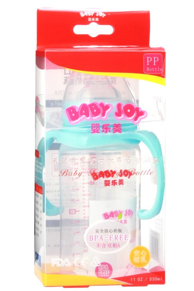 嬰樂美330ml自然實感雙耳自動奶瓶