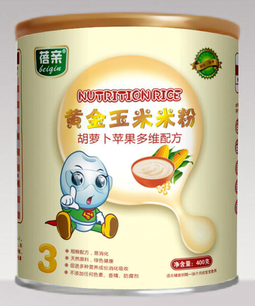 蓓親胡蘿卜蘋(píng)果多維配方黃金玉米米粉