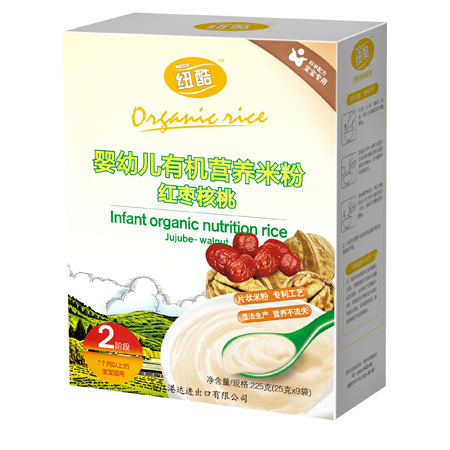 2階段有機米粉紅棗核桃