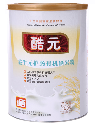 酷元益生元護(hù)腸有機(jī)硒米粉