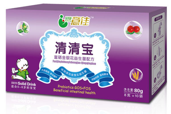 貝康意佳富硒金銀花益生菌配方清清寶寶