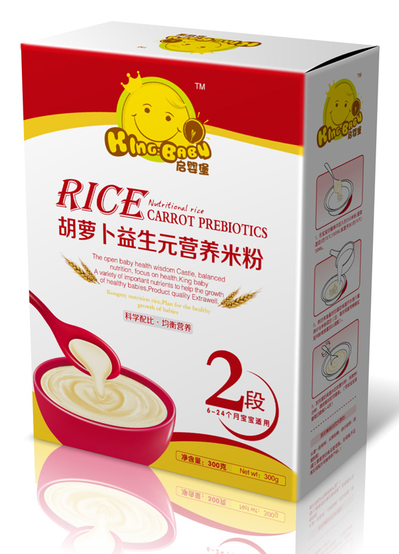 啟嬰堡胡蘿卜益生元米粉