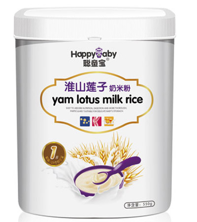 聰童寶淮山蓮子奶米粉1段