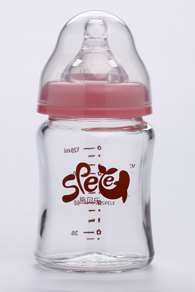 施貝樂(lè)弧形玻璃奶瓶120mlLKH08