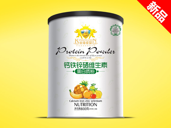 金盾愛嬰鈣鐵鋅硒維生素蛋白質粉800g