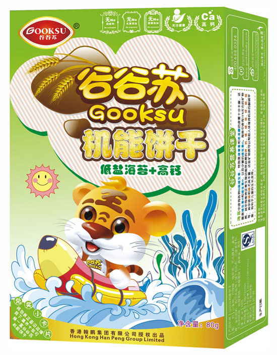谷谷蘇低鹽海苔+高鈣機能餅干