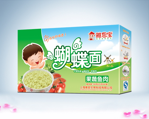雅思寶果蔬魚(yú)肉蝴蝶面