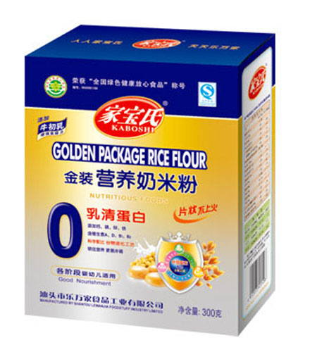 家寶氏乳清蛋白金裝營養(yǎng)奶米粉0段