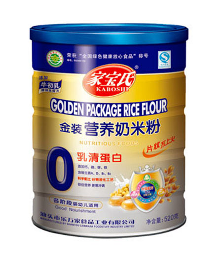 家寶氏乳清蛋白金裝營(yíng)養(yǎng)奶米粉0段聽裝