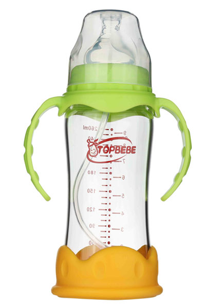淘寶樂寬口玻璃奶瓶260ml