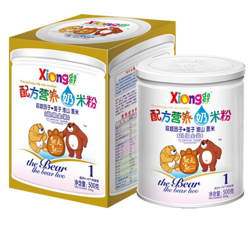 熊大熊二雙岐因子蓮子淮山薏米配方營(yíng)養(yǎng)奶米粉