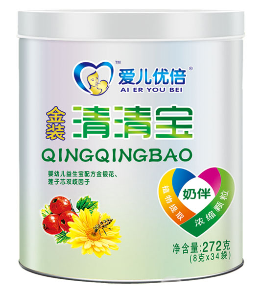 愛(ài)兒優(yōu)倍金裝清清寶罐裝