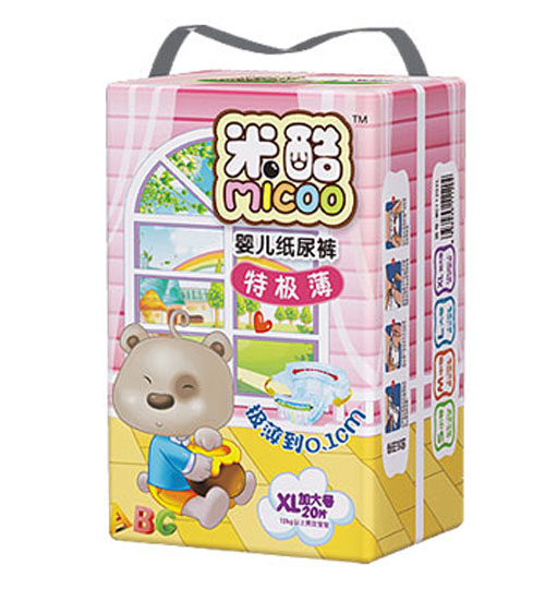 米酷特極薄嬰兒紙尿褲(加大號)