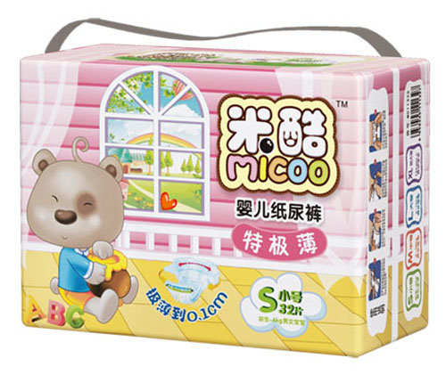 米酷特極薄嬰兒紙尿褲(小號)