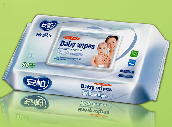 安帕嬰幼兒護膚濕巾80片裝