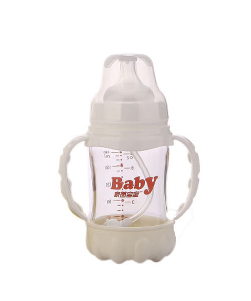 家茵寶寶晶鉆雙柄全自動防摔玻璃奶瓶