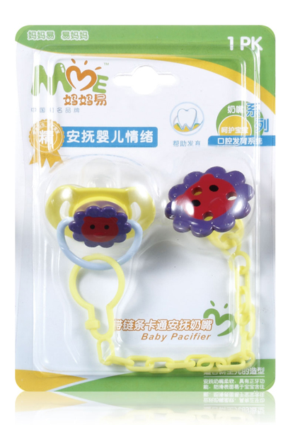 媽媽易帶鏈條安撫奶嘴甲蟲