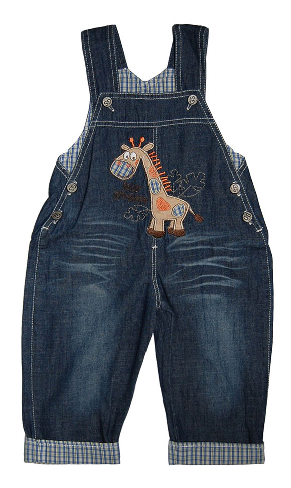 嬰比迪牛仔長(zhǎng)頸鹿背帶褲