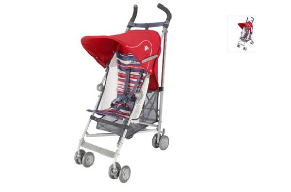 Maclaren瑪格羅蘭推車 2011年VOLO(紅藍(lán)條紋)