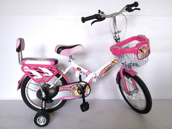 機(jī)器貓機(jī)器貓卡宴折疊16#粉自行車(chē)