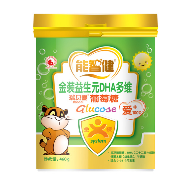能智健460g金裝益生元DHA多維營養(yǎng)葡萄糖