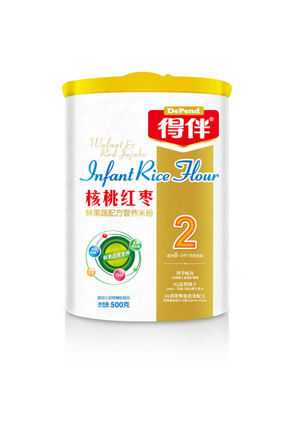 得伴乳清蛋白鮮果蔬配方營(yíng)養(yǎng)米粉3段