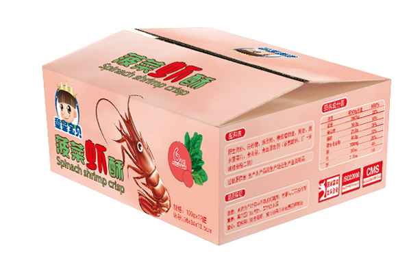 海星寶貝菠菜蝦酥箱裝