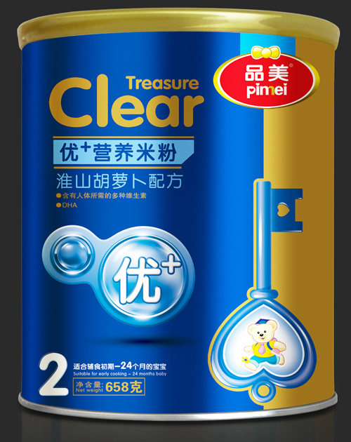 品美優(yōu)+營(yíng)養(yǎng)淮山胡蘿卜配方米粉2段