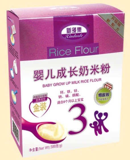 新多樂嬰兒成長奶米粉3段