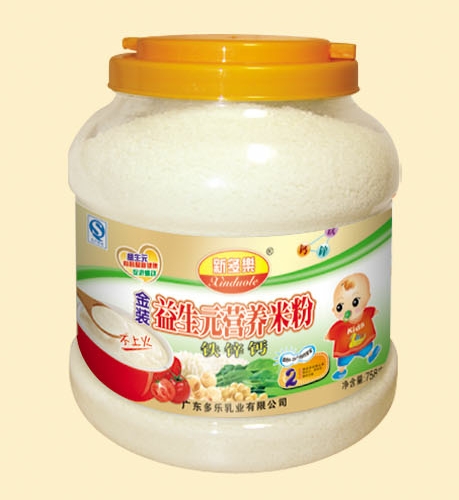 新多樂(lè)鐵鋅鈣益生元營(yíng)養(yǎng)米粉2段