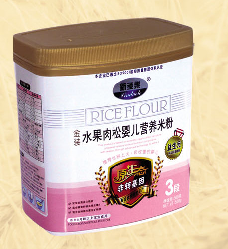 新多樂水果肉松嬰兒營養(yǎng)米粉3段