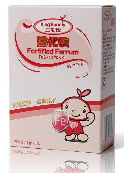 金納貝愛(ài)強(qiáng)化鐵固體飲料