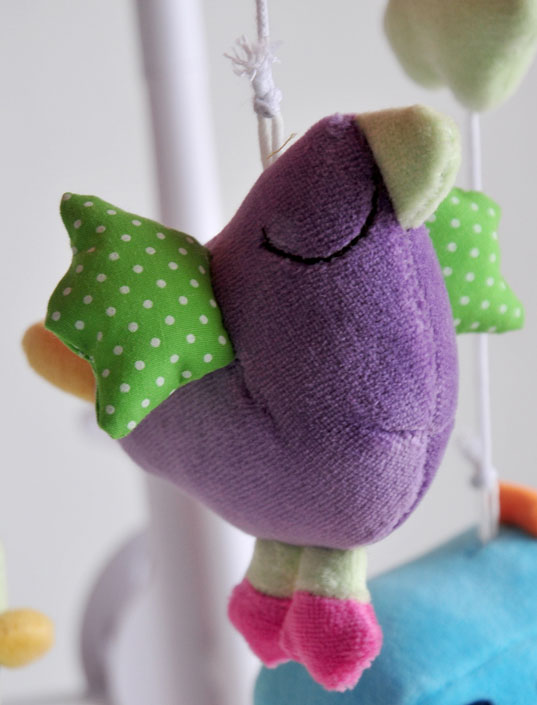 貝樂堡紫色小雞床鈴