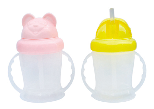 親恩卡通吸管式訓練杯160ml