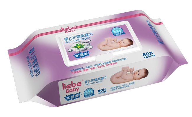 利貝護臀濕巾80片