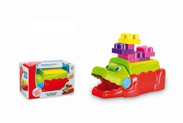 多功能音樂積木鱷魚