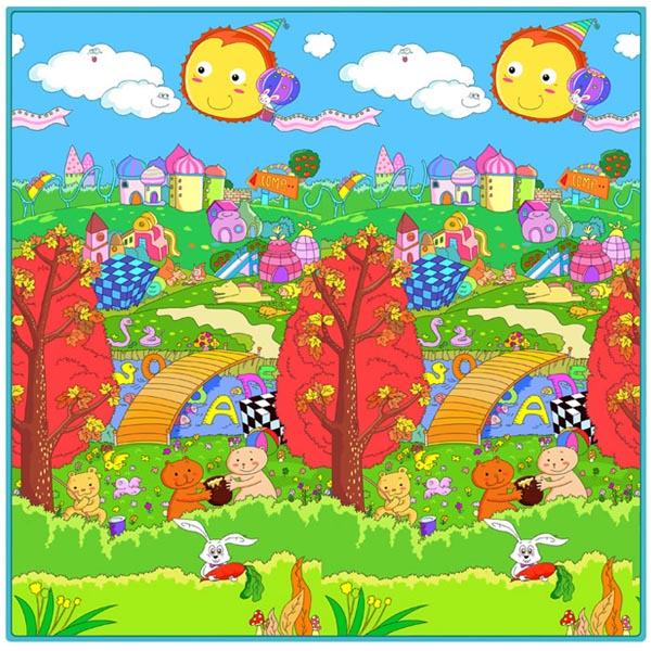 貝博氏森林公園單面經(jīng)濟型爬行墊