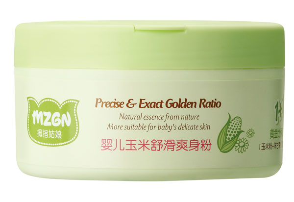 拇指姑娘嬰兒玉米舒滑爽身粉