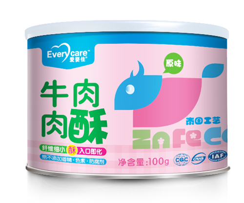 愛嬰佳頑皮動(dòng)物肉松牛肉酥