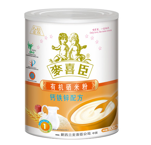 麥喜臣有機硒米粉鈣鐵鋅配方(聽裝)