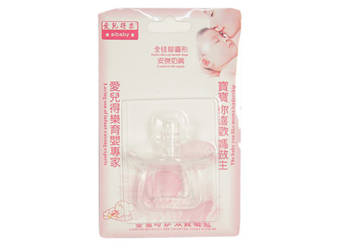 愛兒得樂圓形全硅膠安撫奶嘴