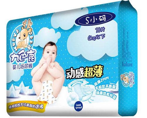 九色鹿動(dòng)感超薄紙尿褲S24