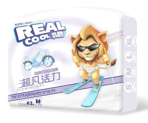 真酷超凡活力尿片中號62片