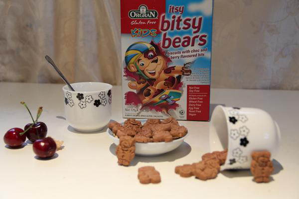 澳洲巧克力梅子味兒童無敏小熊餅干