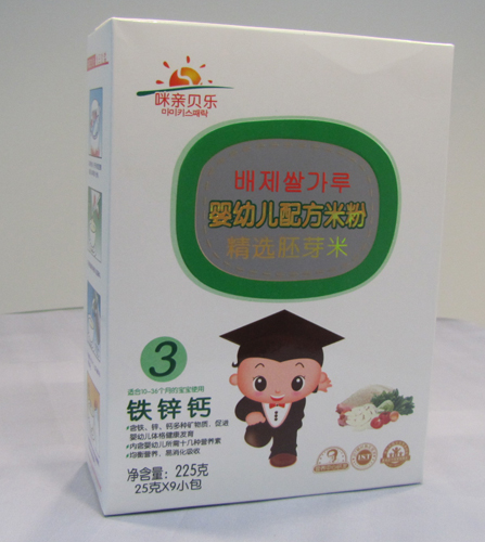 咪親貝樂(lè)鐵鋅鈣米粉3段