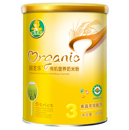 因芝樂(lè)聽(tīng)裝有機(jī)營(yíng)養(yǎng)奶米粉3段
