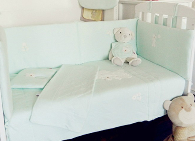 喜樂寶淺綠床品套件