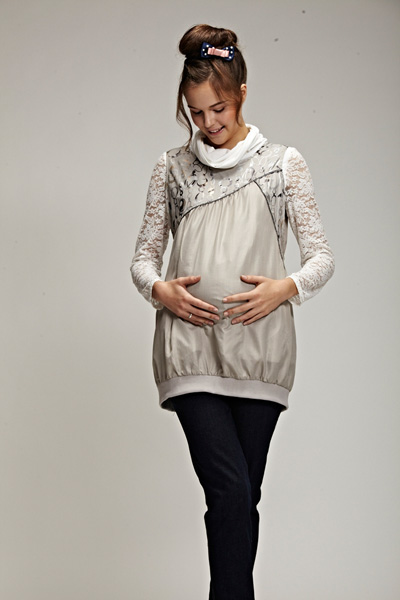 添茜淺棕防輻射孕婦服