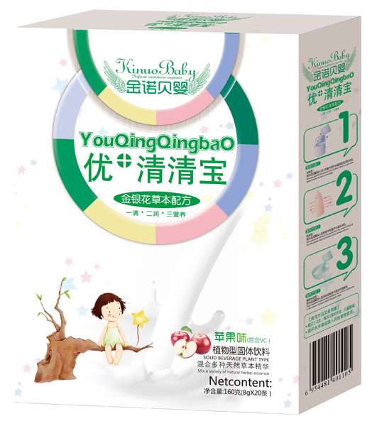 金諾貝嬰金銀花草本配方優(yōu)+清清寶盒裝